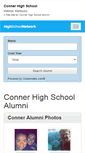 Mobile Screenshot of connerhighschool.org