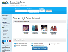 Tablet Screenshot of connerhighschool.org